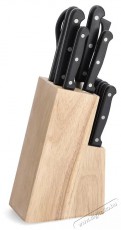 Zeller blokk 12 késsel, gumifa, 9 x 12 x 32,5 cm Konyhai termékek - Konyhai eszköz - Egyéb konyhai eszköz - 505057