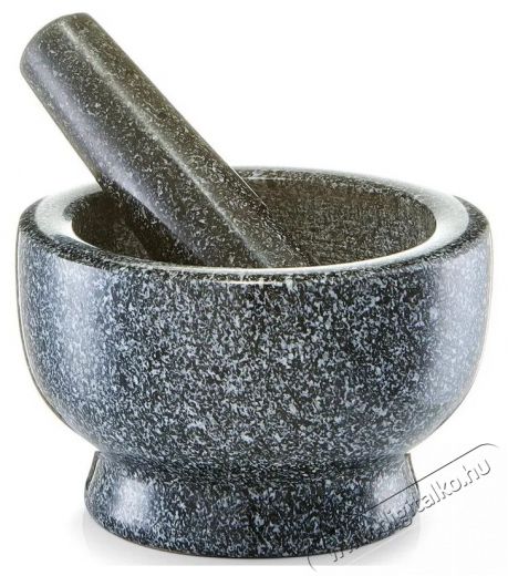 Zeller GRANIT konyhai mozsár mozsártörővel, fekete, 13×8 cm Konyhai termékek - Konyhai eszköz - Egyéb konyhai eszköz - 505058