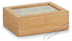 Zeller Bambusz teafilter tartó doboz, 21 × 16 × 7,5 cm Konyhai termékek - Egyéb / Konyhai kiegészítő - 520512