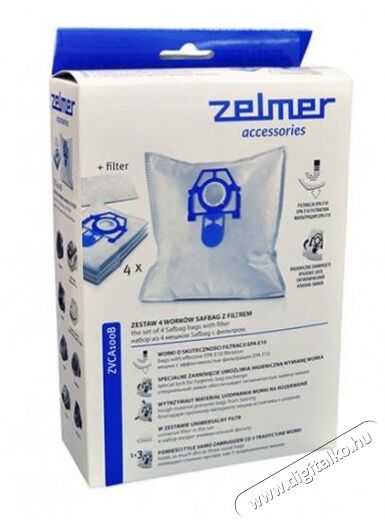 Zelmer ZVCA100B Micromax porzsák Háztartás / Otthon / Kültér - Porszívó / takarítógép - Porzsák / portartály - 297002