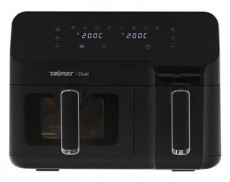 Zelmer ZAF9000 9L fekete forrólevegős sütő Konyhai termékek - Konyhai kisgép (sütés / főzés / hűtés / ételkészítés) - Légkeveréses főzőgép / elektromos kukta / multifunkciós sütő - 503118