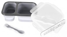 Zopa Snack doboz + evőeszközök, nagy, Dove Grey Konyhai termékek - Edény - Ételtároló - 526718