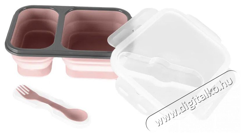 Zopa Snack doboz + evőeszk&ouml;z&ouml;k, nagy, Old Pink Konyhai term&eacute;kek - Ed&eacute;ny - &Eacute;telt&aacute;rol&oacute; - 526717