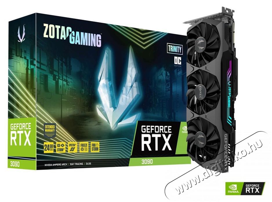Zotac GAMING GeForce RTX 3090 Trinity OC nVidia 24GB GDDR6X 384bit PCIe videok&aacute;rtya Iroda &eacute;s sz&aacute;m&iacute;t&aacute;stechnika - Egy&eacute;b sz&aacute;m&iacute;t&aacute;stechnikai term&eacute;k - 391557