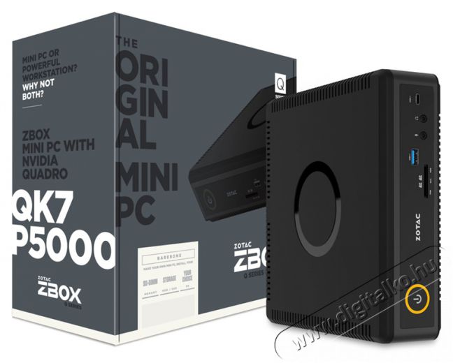 Zotac ZBOX QK7P5000 mini Intel barbone asztali PC Iroda és számítástechnika - Asztali számítógép - 391558
