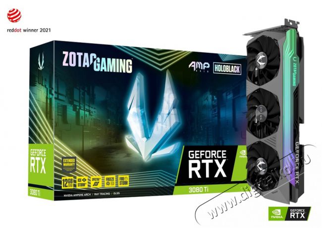 Zotac GAMING GeForce RTX 3080 Ti AMP Holo nVidia 12GB GDDR6X 384bit PCIe videokártya Iroda és számítástechnika - Egyéb számítástechnikai termék - 391559