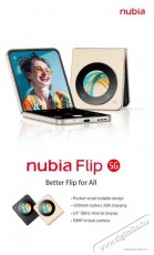 ZTE Nubia Flip 2 5G 8GB/256GB Black Mobil / Kommunikáció / Smart - Okostelefon - Android - 528391