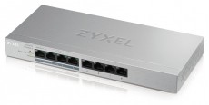 Zyxel GS1200-8HPv2 8port GbE LAN PoE (60W) web Menedzselhető asztali switch Iroda és számítástechnika - Hálózat - Switch - 392880