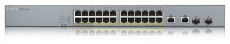 Zyxel GS1350-26HP 24x GbE LAN PoE (375W) 2x GbE RJ45/SFP Combo port smart menedzselhető CCTV PoE switch Iroda és számítástechnika - Hálózat - Switch - 392879