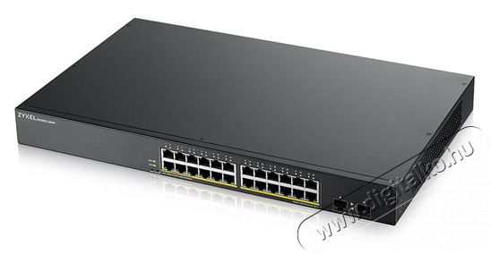 Zyxel GS1900-24HP v2 24port GbE LAN PoE (170W) Smart menedzselhető switch Iroda és számítástechnika - Hálózat - Switch - 392876