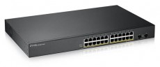 Zyxel GS1900-24HP v2 24port GbE LAN PoE (170W) Smart menedzselhető switch Iroda és számítástechnika - Hálózat - Switch - 392876