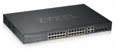 Zyxel GS1920-24HPv2 28port GbE LAN PoE (375W) L2 Menedzselhető switch Iroda és számítástechnika - Hálózat - Switch - 392872