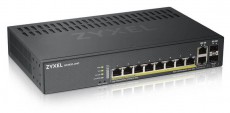 Zyxel GS1920-8HPv2 8port GbE LAN PoE (130W) 2port Gbe combo RJ45/SFP L2 Menedzselhető switch Iroda és számítástechnika - Hálózat - Switch - 392870