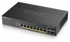 Zyxel GS1920-8HPv2 8port GbE LAN PoE (130W) 2port Gbe combo RJ45/SFP L2 Menedzselhető switch Iroda és számítástechnika - Hálózat - Switch - 392870