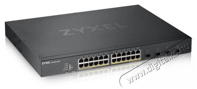Zyxel XGS1930-28HP 24port GbE LAN PoE (375W) 4port 10GbE SFP+ L2+ Menedzselhető switch Iroda és számítástechnika - Hálózat - Switch - 392850