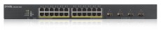 Zyxel XGS1930-28HP 24port GbE LAN PoE (375W) 4port 10GbE SFP+ L2+ Menedzselhető switch Iroda és számítástechnika - Hálózat - Switch - 392850