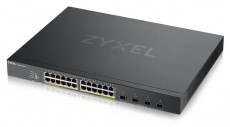 Zyxel XGS1930-28HP 24port GbE LAN PoE (375W) 4port 10GbE SFP+ L2+ Menedzselhető switch Iroda és számítástechnika - Hálózat - Switch - 392850