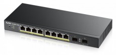 Zyxel GS1900-8HP v3 8port GbE LAN PoE (70W) smart menedzselhető switch Iroda és számítástechnika - Hálózat - Switch - 398479