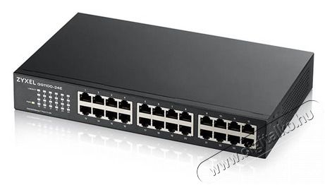 Zyxel GS1100-24E v3 24port LAN 10/100/1000Mbps nem menedzselhető gigabit switch Iroda és számítástechnika - Hálózat - Switch - 398888