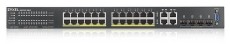 Zyxel GS2220-28HP 24port GbE LAN 4xGbE RJ45/SFP Combo port (375W) PoE L2 menedzselhető switch Iroda &eacute;s sz&aacute;m&iacute;t&aacute;stechnika - H&aacute;l&oacute;zat - Switch - 428345