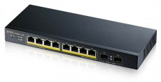 Zyxel GS1900-10HP v2 8port GbE LAN PoE (70W) 2port GbE SFP smart menedzselhető PoE switch Iroda és számítástechnika - Hálózat - Switch - 435920