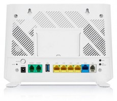 Zyxel DX3301-T0-EU01V1F WiFi 6 802.11ax AX1800 4xGbE LAN 1xGbE WAN 2xFXS port Dual-Band Wireless VDSL2 IAD Gateway Iroda és számítástechnika - Hálózat - Router - 485021